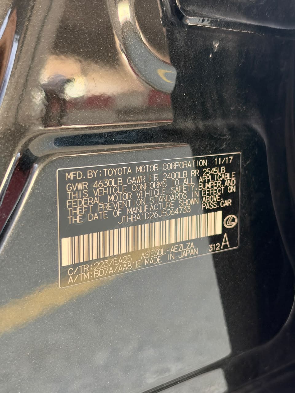 2018 Lexus IS300 F Sport for sale Dubai, Carology photo 15